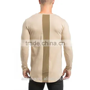 Wholesale Gym Dry Fit Men's Longsleeve Fitness Sports Seamless t Shirt thumbnail-3