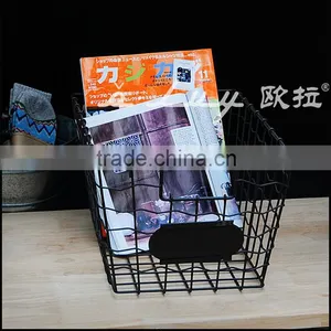 S/3 Grey Weavy Wire Basket Set thumbnail-4
