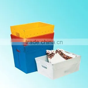 Nestable Corrugated Plastic Tote Box thumbnail-1