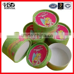 Eco-friendly Cute Kraft Paper Round Box,round Gift Box Wholesale thumbnail-1