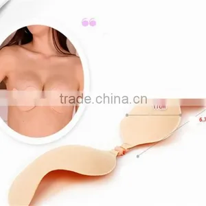 Junyan Hot Sale Sexy Strapless Wing Colth Silicone Bra thumbnail-2