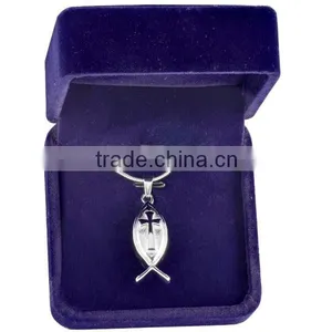 Christ Fish Religious Cremation Jewelry thumbnail-4