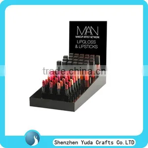 Black Acrylic Makeup Lipsticks Display Black Cosmetic Display Custom Lipgloss Stand Manufacturer thumbnail-1