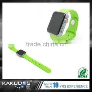 Trade Assurance Custom Colorful Rubber Watch Band for Iwatch thumbnail-4
