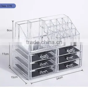 Customize Clear Acrylic Stroge Case Makeup Organizer Cosmetic Case thumbnail-2