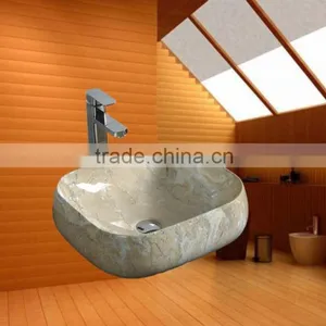 Customed Handmade Bathroom Design White Italian Sinks thumbnail-3
