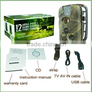 Trail Hunting Camera Photo Trap MMS SMS GPRS 12MP HD Wildlife Vedio Game Cameras With Black IR LEDs 3G Hunting Camera thumbnail-6