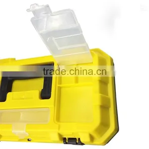 14''Plastic US General Small Handle Tool Box With Portable Trays thumbnail-2