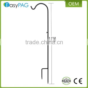 Promotion Metal Hanging Black Paint Decoration Shepherd Hook Wedding thumbnail-2