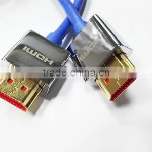 3M Blue Slim HDMI Cable With Sliver Metal Shell thumbnail-2