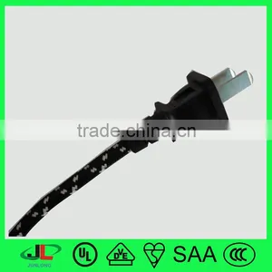 CCC ISO Approved China Fabric 2 Pin Electrical Cord Plug 2 thumbnail-1