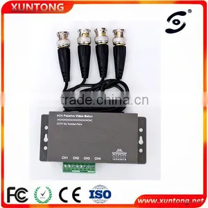 4 Channel CAT5/6 UTP to BNC CCTV Passive Video Balun Male Connector RJ45 Adapter thumbnail-1