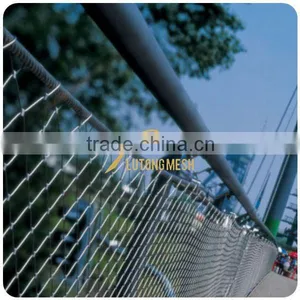 Stainless Steel Ferrule Rope Mesh,flexible Stainless Steel Cable Mesh,stainless Steel Wire Rope Mesh Net thumbnail-1