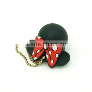 3d Custom Shaped Soft Pvc Keychain With MINNIE Shape thumbnail-3