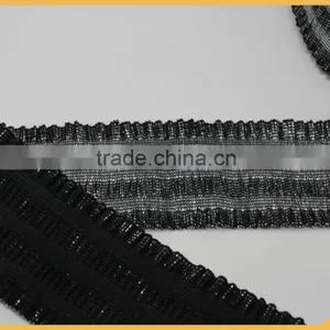 New Design Lurex Jacquard Elastic Webbing thumbnail-4