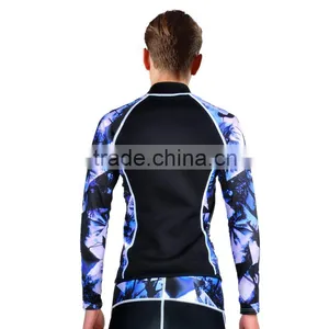 Men's High Quality Lycra Surfing Suit With Zipper C1608 thumbnail-4