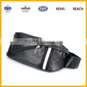 BSCI High Quality PU Multilayer Waist Bag With Adjustable Strap for Cycling, Outdoor thumbnail-1