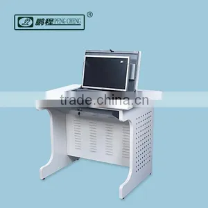 Tempered Glass Computer Desk Assembly Instructions Ergonomic School Study Lockable Desk thumbnail-1