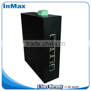 Full Gigabit Unmanaged PoE Industrial Ethernet Switch, Din Rail Gigabit Network Switch P505C thumbnail-2