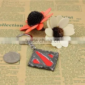 Popular Dota PC Game Keychain Alloy Bright Color Metal Keychain Dota 2 Keychain thumbnail-1