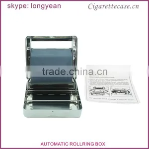 Embossed Design Metal Automatic Cigarette Rolling Box thumbnail-4