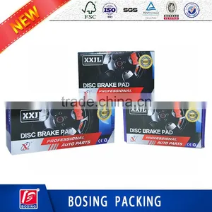 Color Printed Custom Design Auto Brake Pad Corrugated Packaging Box thumbnail-1