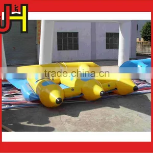 Use Yellow&Blue Inflatable Boat For Sale thumbnail-1