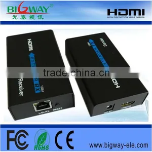 120m HDMI Extender Over Tcp/ip Over Single Cat6/Cat.5e /568B HDMI Extender thumbnail-1