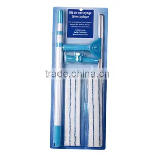 2016 New Hot Sale Double Sided Window Cleaner Microfiber Window Washer Rubber Shower Squeegee 5pc Pack in Blister thumbnail-1
