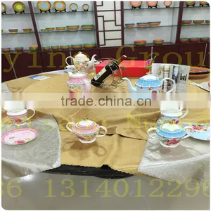 SGS Certification and Porcelain Ceramic Type Peru Marekt Ceramic Dishes Plate thumbnail-1