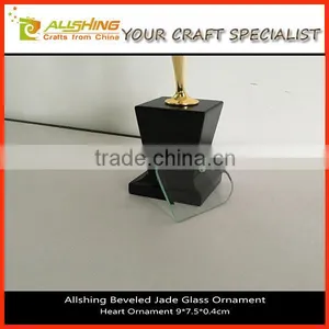 Beveled Jade Glass Blank Octagon Ornament /Christmas Tree Ornaments Glass Ornaments thumbnail-1
