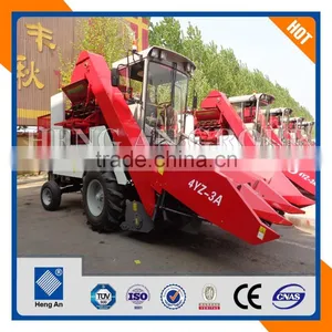 New Condition Agricultural Machinery 4YZ-3A Corn Combine Harvester thumbnail-1
