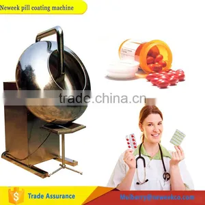 Neweek Pharmacal Small Western Medicine Coater Tablet Pill Coating Machine thumbnail-1