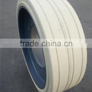 Airless Tire Rim Solid Wheel for JLG Scissor Lift Platform 323*100 406*125 thumbnail-2