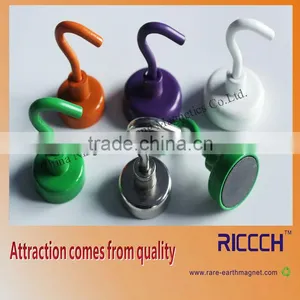 Colorful Ceramic Magnetic Hooks Cheap Price With Strong Power thumbnail-2