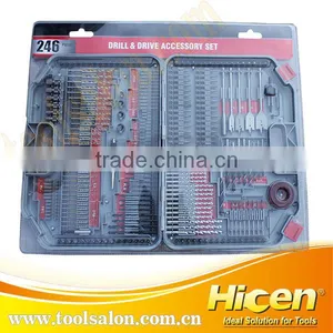 246pcs HSS Twist Drill and Drive Set thumbnail-1