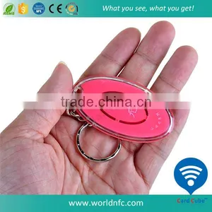 Waterproof RFID 125khz Keychain With PC Material With Hitag 1 Chip thumbnail-4