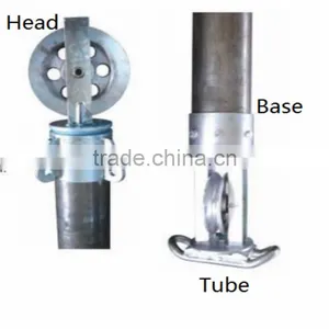 LBN Aluminum Alloy Inner-suspended Tubular Gin Pole for Erecting Tower thumbnail-1