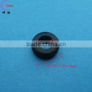 Black 10mm Grommet for Wire thumbnail-1