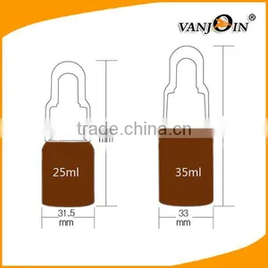 Amber PET Plastic Essential Oil Bottle Atomiser Pipette Eye Dropper 10ml 20ml 30ml 60ml 100ml thumbnail-4