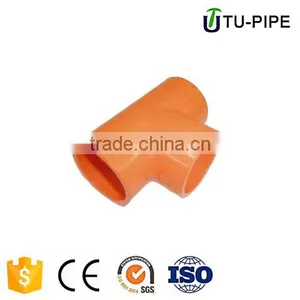 CPVC Fire Sprinkler System Industry Pipe and Fittings Tee ASTM F439 SCH80 for Water thumbnail-1