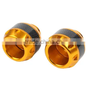 CNC Aluminum Carbon Frame Sliders Crash Protector For Yamaha Honda Moped Scooter thumbnail-4