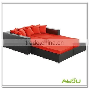 Audu Wicker Daybed/Uk Hot Sale Red Cushion Wicker Daybed thumbnail-1