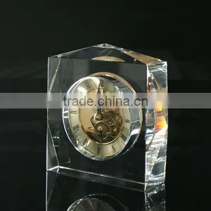 2016 Crystal Desk Clock Gift thumbnail-1