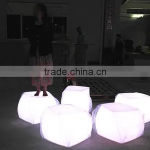 2016 Plastic Led Cube Chair thumbnail-1
