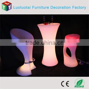 Led Bar Chair Rechargeable Wireless 16 Color Change LED Bar Stool thumbnail-6