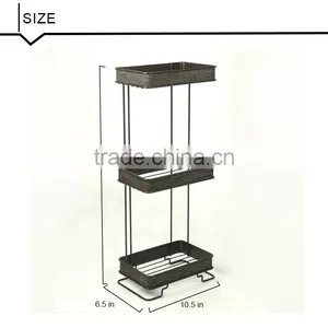 Standing 3-tire Bathroom Shampoo Rack thumbnail-5