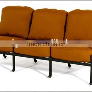 Patio Garden Sitting Chair Cast Aluminum Furniture Outdoor 3 Seater Sofa Chair thumbnail-1
