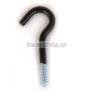 3-7/8 Inch Zinc-plated Steel Screw Hook (3-piece Package) thumbnail-3