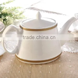 Wholesale Online Shop China White Porcelain Tea Pot, Grace Tea Ware, Coffee Pot thumbnail-2
